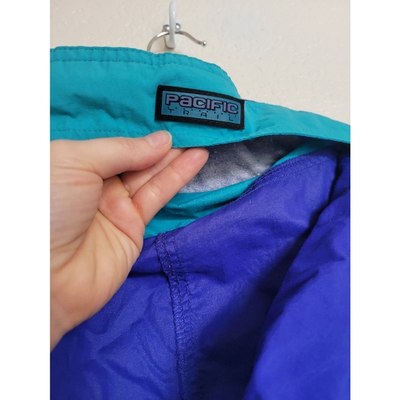 VNT Pacific Trail colorblock mens jacket size Large with hidden hood blue - Picture 9 of 12